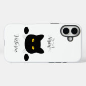 Miauw Black Cat Golden Eyes  Case-Mate iPhone Case (Achterkant (horizontaal))
