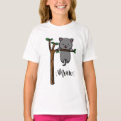 MIAUW CAT ON TREE T-SHIRT (Voorkant)