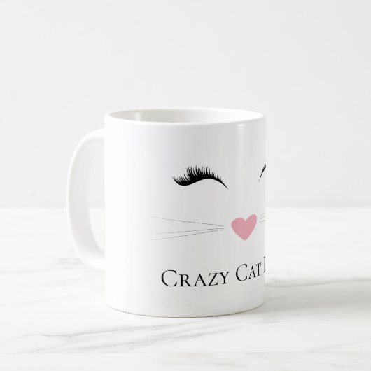 Miauw Crazy Cat Lady Koffiemok (Voorkant links)