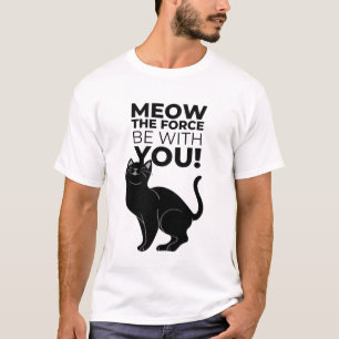 Miauw de kracht zij met je t-shirt