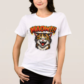 Miauw!! | Grappig kat T-shirt voor kattenliefhebbe