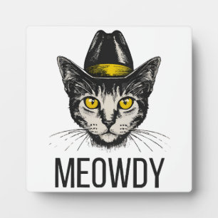 Miauw Grappige Kat Fotoplaat
