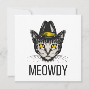 Miauw Grappige Kat Kaart
