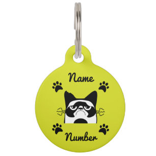 miauw grappige kattenliefhebbers accessoire pet la huisdierpenning