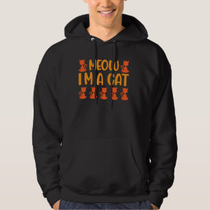 Miauw IU2019m Een Kat - Kat Halloween Kostuum Hoodie