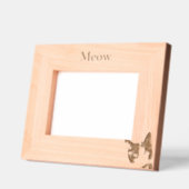 Miauw Kat Gezicht Gegraveerde Lijstjes (Links)