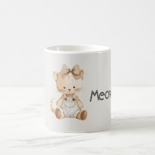 Miauw Kat Lint Koffiemok