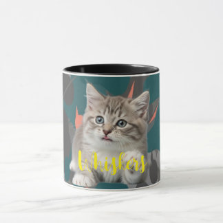 Miauw-logic Memories: gepersonaliseerde Cat Photo Mok