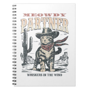 Miauw Partner Cowboy Kat Notitieboek
