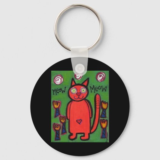 miauw Sleutelhanger (Voorkant)