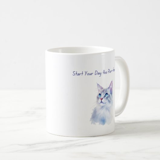 Miauw-tastisch Mok ontwerp voor Cat Lovers (Voorkant rechts)