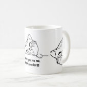MIAUW UW BERICHT - CUSTOM CAT MOK! KOFFIEMOK (Voorkant rechts)