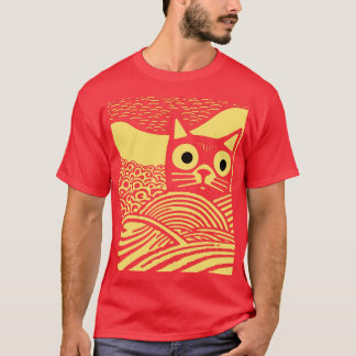 Miauw vintage vintage retro t-shirt