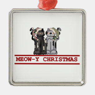 Miauw-y Kerst Keepsake Ornament
