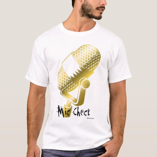 Mic Check/Statick Draag T-shirt (Voorkant)