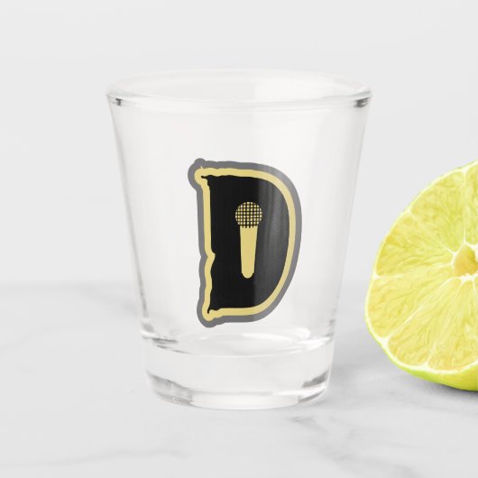Mic D Logo Shot Glas (Voorkant)