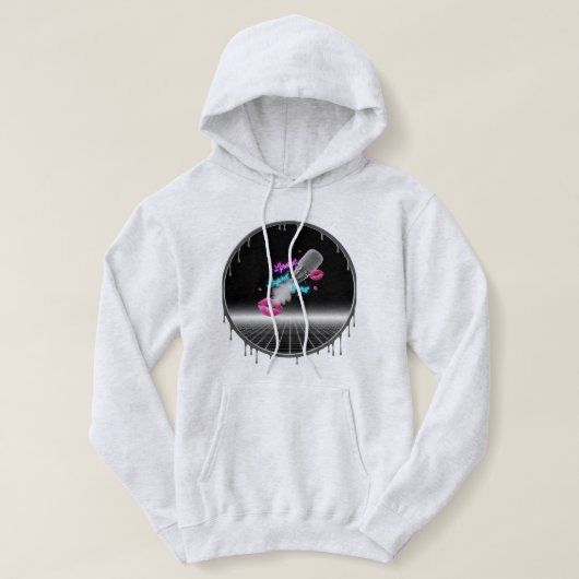 Mic Drop Diva Hoodie 🎤💋 (Design voorkant)