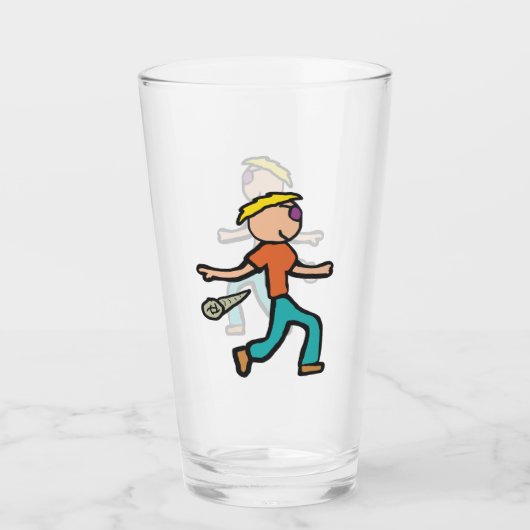 Mic Drop Glas (Voorkant)