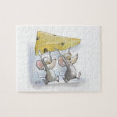 Mic & Mac En Train D'Apporter Le Puzzle Du Fromage (Horizontal)