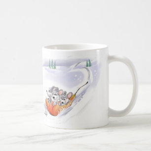 MIC, Mac et tasse de paysage de vacances d'hiver