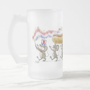 Mic, Mac & Moe's 4 juillet Night Frosted Mug