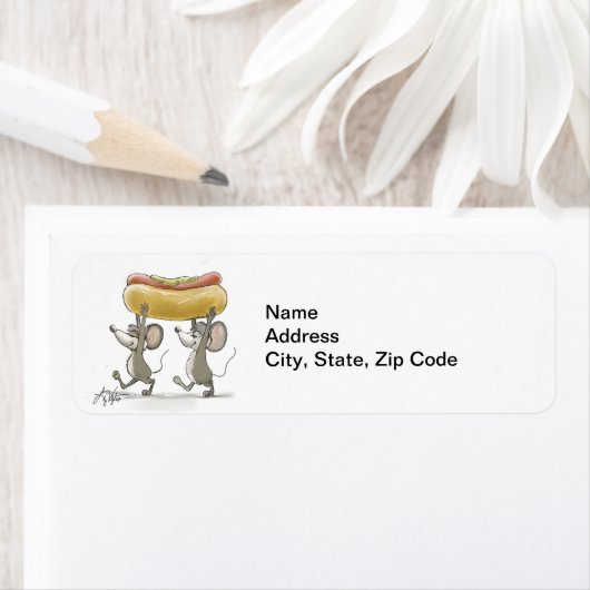 Mic & Mac's Picnic-Adresetiketten Etiket (Insitu)