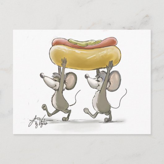 Mic & Mac's Picnic-Briefkaart Briefkaart (Voorkant)