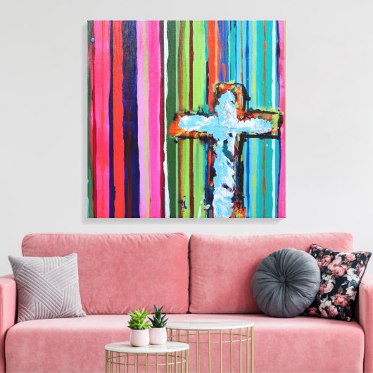 Micah 24 x 24 Canvas afdrukken (Insitu (Woonkamer))