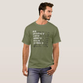 Micah 6:8 Hebreeuws T-shirt (Voorkant volledig)