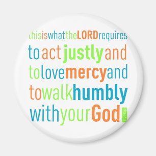 Micah 6:8 magneet