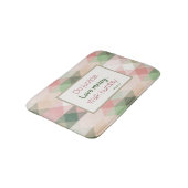 Micah 6:8 Roze Diamond Geometric Bath Mat. Badmat (Gekanteld)