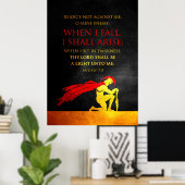 Micah 7:8 Bijbelversie Poster (Thuiskantoor)