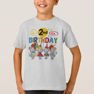 Mice 2e anniversaire T-shirts et cadeaux