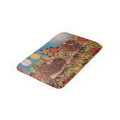 Mice And flowers Small Bath Mat (Gekanteld)