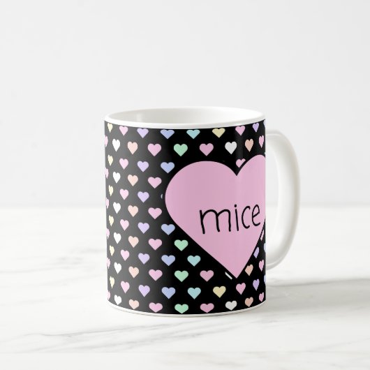 Mice Heart Mug (Devant droit)