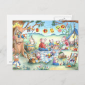 Mice Picknick Briefkaart (Voorkant / Achterkant)
