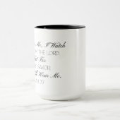 Micée 7:7 Mug avec verset biblique d'espérance (Centre)