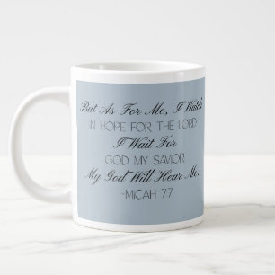 Micée 7:7 Mug verset biblique Espoir