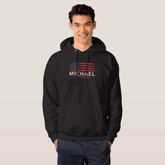 MICHAEL AMERICAN FLAG  FOR MICHAEL HOODIE (Voorkant volledig)