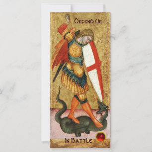 Michael Archangel en Dragon Sienese Gebed