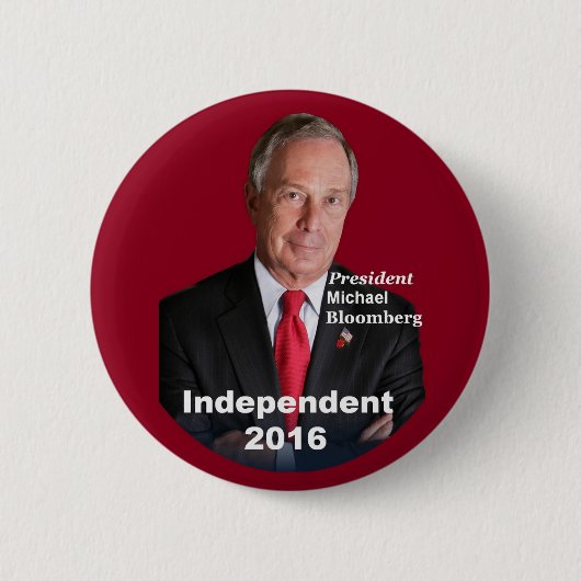 Michael BLOOMBERG 2016 Button (Voorkant)