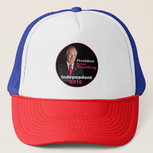 Michael BLOOMBERG 2016 Trucker Hat Pet (Voorkant)