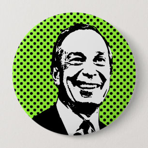 Michael Bloomberg Ronde Button 4,0 Cm