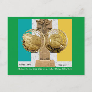 Michael Collins 1922-2022 Iers Briefkaart