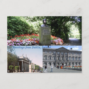 Michael Collins-herdenking, Groeten uit Dublin Briefkaart
