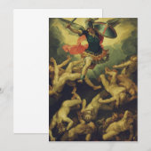 Michael en de gestorven engelen door Giuseppe Cesa Kaart (Voorkant / Achterkant)