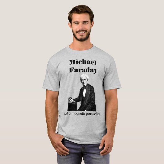 Michael Faraday T-shirt (Voorkant volledig)