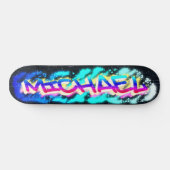 MICHAEL Gepersonaliseerd Graffiti Skateboard (Horizontaal)