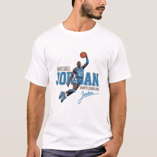 Michael Jordan North Carolina Throwback T-shirt