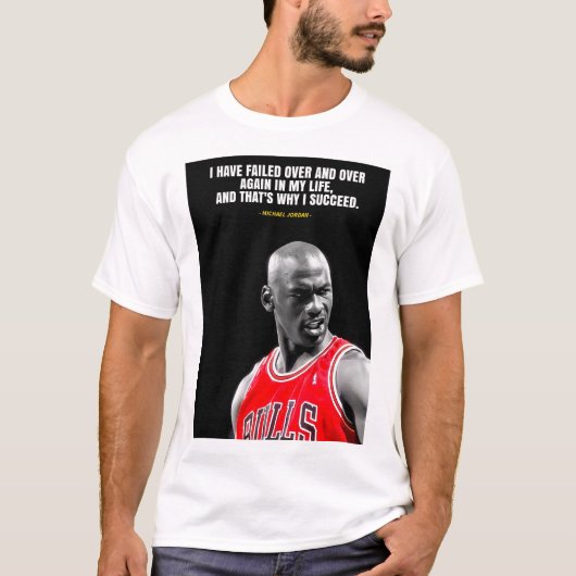 Michael Jordan quotes T-Shirt (Voorkant)